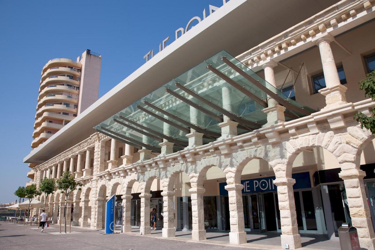 Luxury Apt W/ Side Seaviews And Pool, Top Location Sliema Exteriör bild